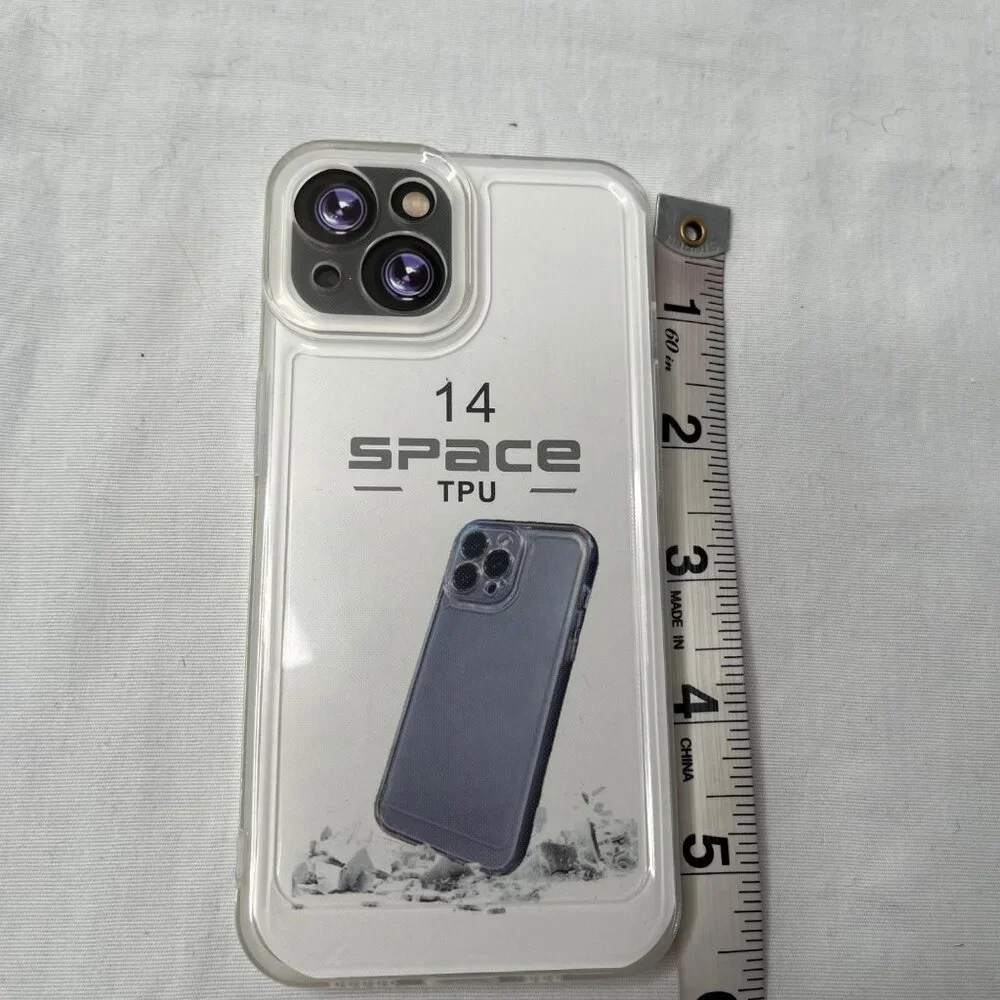Clear TPU iPhone 14 Bumper Case With Shockproof Protection